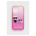 Obal na telefon Karl Lagerfeld Iphone 13 Mini 5,4'' růžová barva
