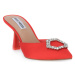 Steve Madden RED LUXE CITY SATIN Červená