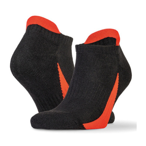 Spiro Sportovní ponožky do tenisek - 3 páry RT293X Black