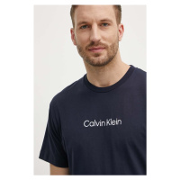 Bavlněné tričko Calvin Klein tmavomodrá barva