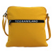 Sportovní crossbody dámská textilní kabelka 5329-BB žlutá