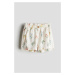 H & M - Cotton paper bag shorts - béžová