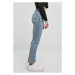 Dámské džíny Urban Classics Low Waist Straight - tinted lightblue washed