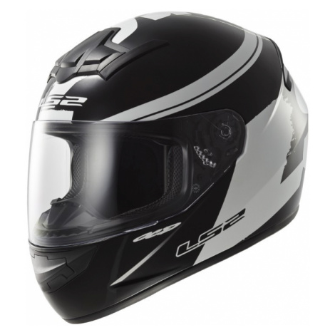 Moto přilba LS2 FF352 Rookie Fluo Black-White černo-bílá