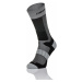 Nessi Sportswear Termoaktivní ponožky s ionty stříbra Trail X T-1 - Černo-Šedá