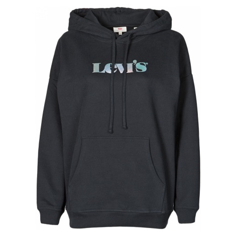 Levis GRAPHIC RIDER HOODIE Černá Levi´s