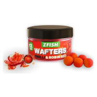 Zfish vyvážené boilies balanced wafters 20 g 12 mm - chilli-robin red