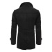 D Street Pánský dvouřadý kabát Mpyana černá Černá