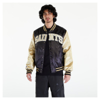 New Era New Orleans Saints NFL Satin Bomber Jacket UNISEX Black/ Vegas Gold