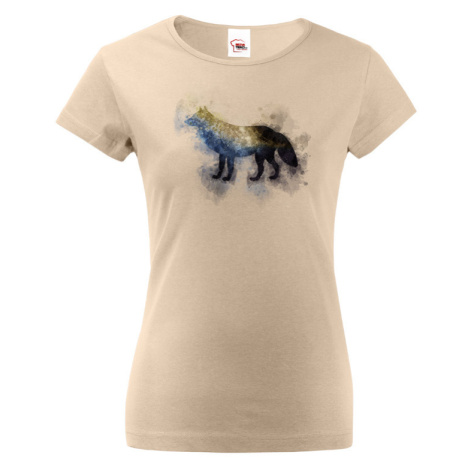 Dámské tričko Vlk - tričko pro milovníky zvířat BezvaTriko