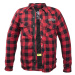 Flanelová košile W-TEC Black Heart Reginald s aramidem červeno-černá