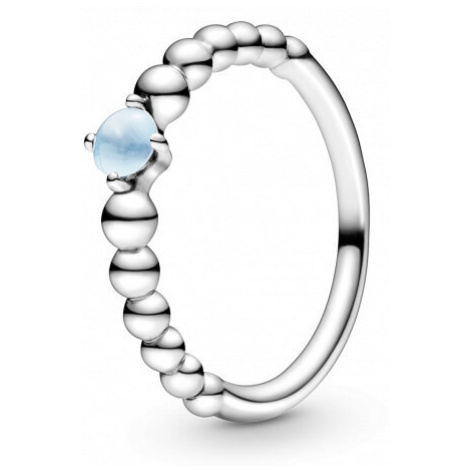Pandora Stříbrný prsten pro ženy narozené v prosinci 198867C07