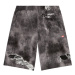 Teplákové šortky diesel p-ston-short shorts černá