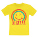 Nirvana Kids - Rainbow detské tricko žlutá