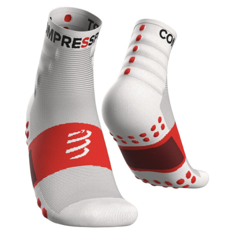 Compressport Training Socks 2-Pack White T1 Běžecké ponožky