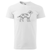 DOBRÝ TRIKO Pánské tričko s potiskem Kde drbat psa