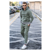 Madmext Khaki 3-Threads Men's Tracksuit Set 4688