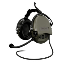 Elektronické chrániče sluchu Supreme Mil-Spec CC Neckband Sordin®, s mikrofonem – Zelená