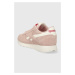 Semišové sneakers boty Reebok růžová barva