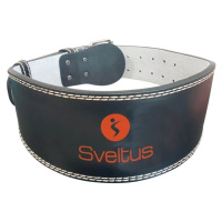 Sveltus Leather Weightlifting Black 115 cm Fitness pásek