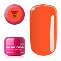 Silcare  Base one neonový uv gél 12  Coral 5g