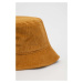 Manšestrový klobouok New Balance hnědá barva, bavlněný