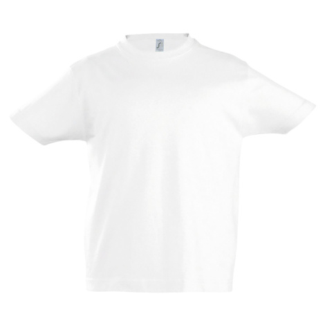 SOĽS Imperial Kids Dětské triko s krátkým rukávem SL11770 Bílá SOL'S