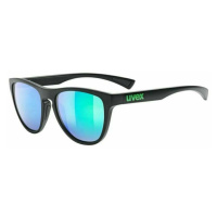 UVEX ESNLT Spirit Black Mat/Mirror Green Cyklistické brýle
