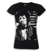 Tričko metal dámské Jimi Hendrix - Distressed - HYBRIS - RD-5-JH003-H16-8-BK