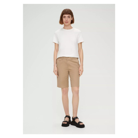 Dámské bermudy s.Oliver světle hnědé