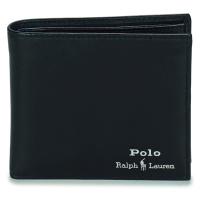 Polo Ralph Lauren GLD FL BFC-WALLET-SMOOTH LEATHER Černá