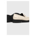 Kožené mokasíny Vagabond Shoemakers ALEX W dámské, béžová barva, na plochém podpatku