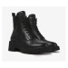 Camper Milah Lace-Up Black Boots