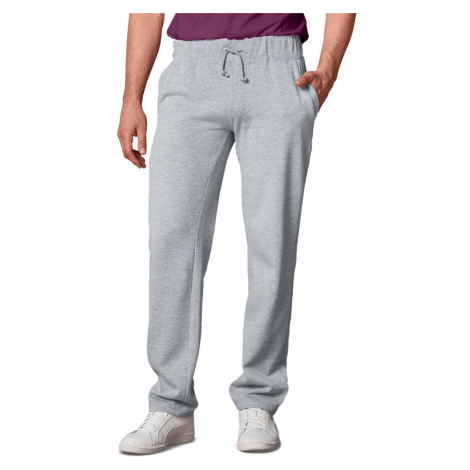 Blancheporte Meltonové kalhoty, rovný spodní lem šedý melír