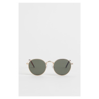 H & M - Kulaté sluneční brýle - zlatá