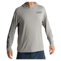 ADVENTER & FISHING UV HOODED Pánské funkční hooded UV tričko, šedá, velikost