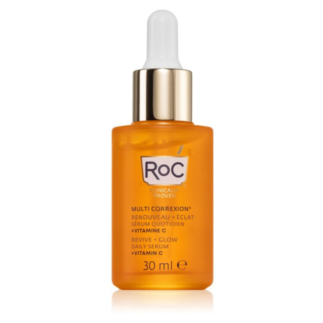 RoC Multi Correxion Revive + Glow rozjasňující sérum s vitaminem C na obličej a krk 30 ml