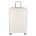 Cestovní plastový kufr Voyex velikosti S, bílý