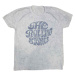 The Rolling Stones Tričko 70's Logo Unisex Dip-Dye on White