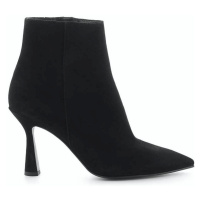 Semišové boty Kennel & Schmenger Mona dámské, černá barva, na podpatku, 21-84310.380