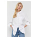 Košile Marella dámská, bílá barva, relaxed, s klasickým límcem