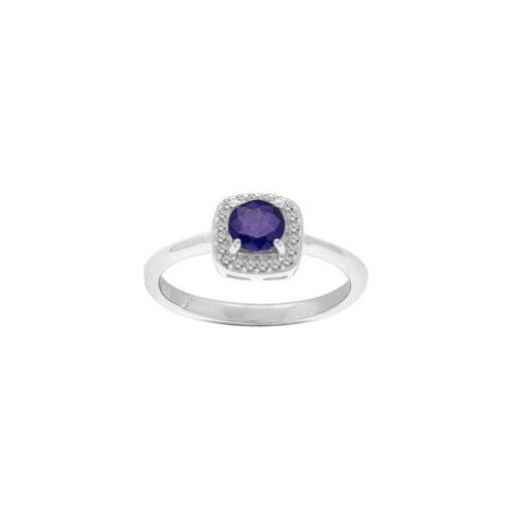 Brilio Silver Okouzlující stříbrný prsten se safírem R-FS-5658S