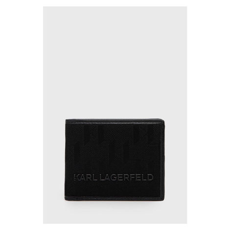 Peněženka Karl Lagerfeld pánský, černá barva