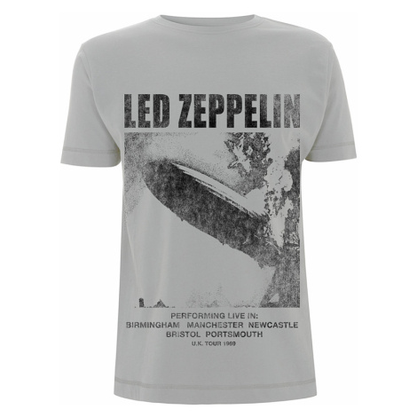 Led Zeppelin tričko, UK Tour 1969, pánské Probity Europe Ltd