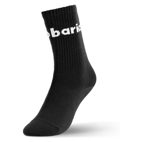 Barebarics - Barefootové ponožky - Crew - Black - Big logo Be Lenka
