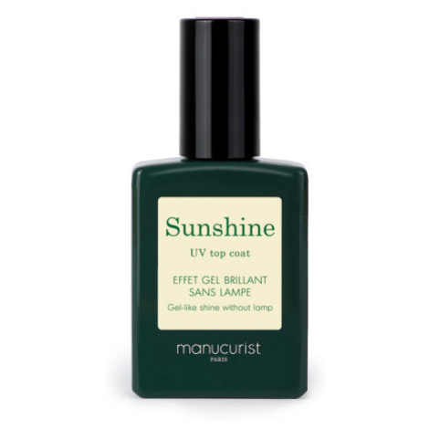 Manucurist Green Top Coat Sunshine lak na nehty 15 ml