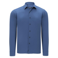 G726 DEWBERRY MENS SHIRTS-INDIGO