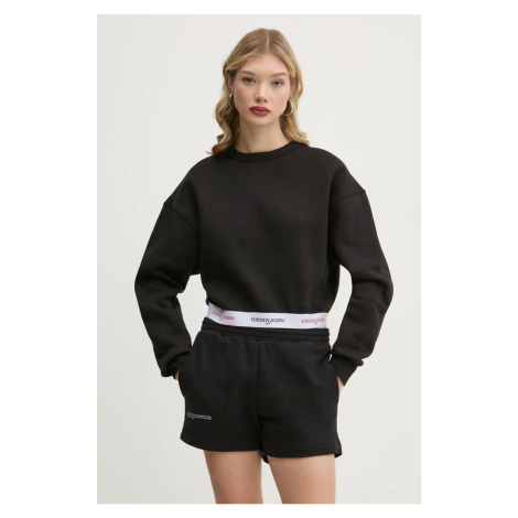 Mikina Tommy Jeans dámská, černá barva, melanžová, DW0DW19402 Tommy Hilfiger