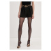 Šortky z vlněné směsi Elisabetta Franchi černá barva, hladké, high waist, SH00947E2