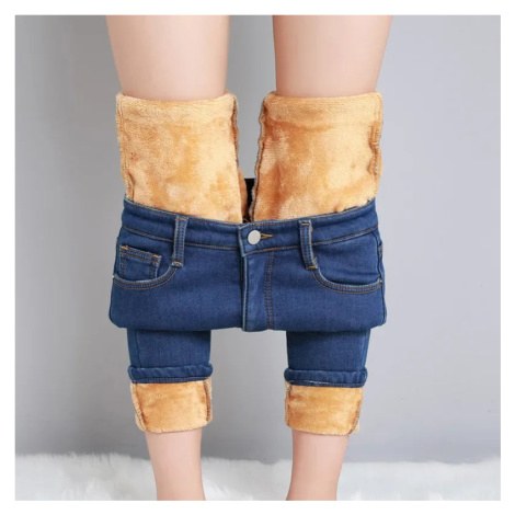 Dámské zateplené džíny zimní